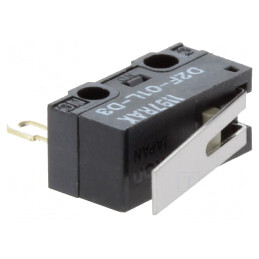 Microîntrerupător cu Manetă 0,1A/30VDC | Electronic-mag.ro | Componente Electronice