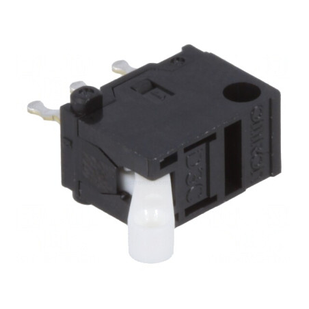 Microîntrerupător cu Manetă SPDT 0,1A 30VDC IP40 | Electronic-mag.ro | Componente Electronice