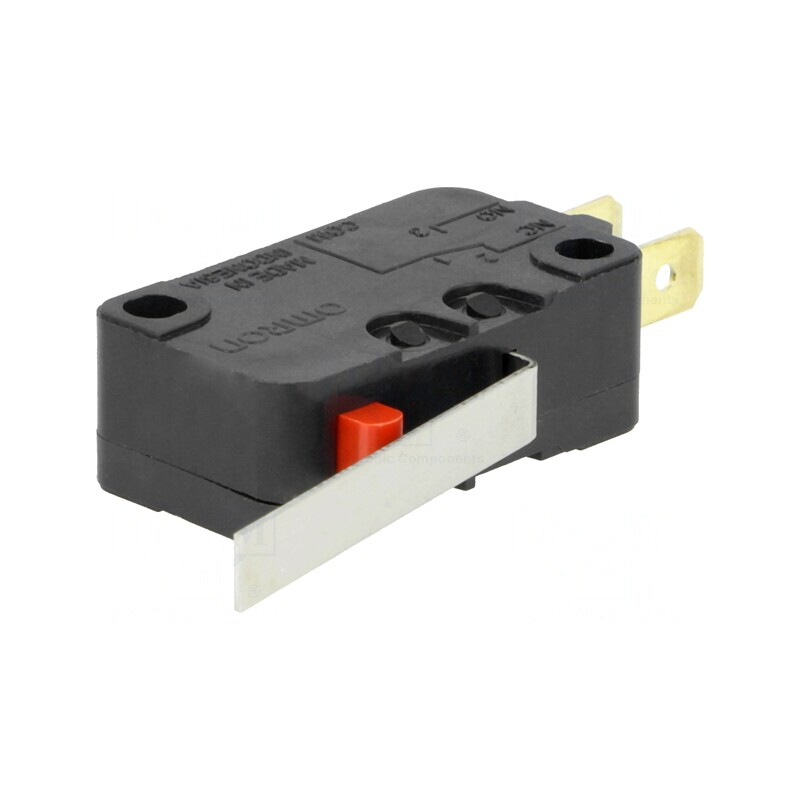 Microîntrerupător SNAP ACTION cu manetă 16A/250VAC 10A/30VDC | Electronic-mag.ro | Componente Electronice