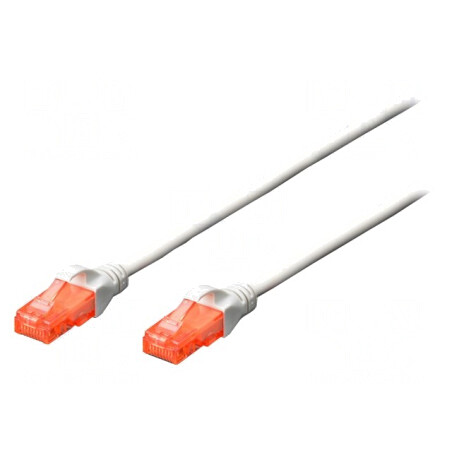 Patch Cord UTP Cat6 Alb 0.25m LSZH | Electronic-mag.ro | Componente Electronice