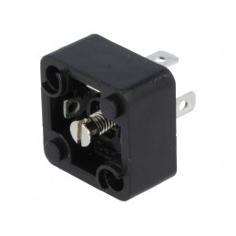 Conector cu Valvă Soclu Format C 9,4mm 3 Pini 6A Tată Drept | Electronic-mag.ro | Componente Electronice