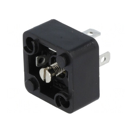 Conector cu Valvă Soclu Format C 9,4mm 3 Pini 6A Tată Drept | Electronic-mag.ro | Componente Electronice