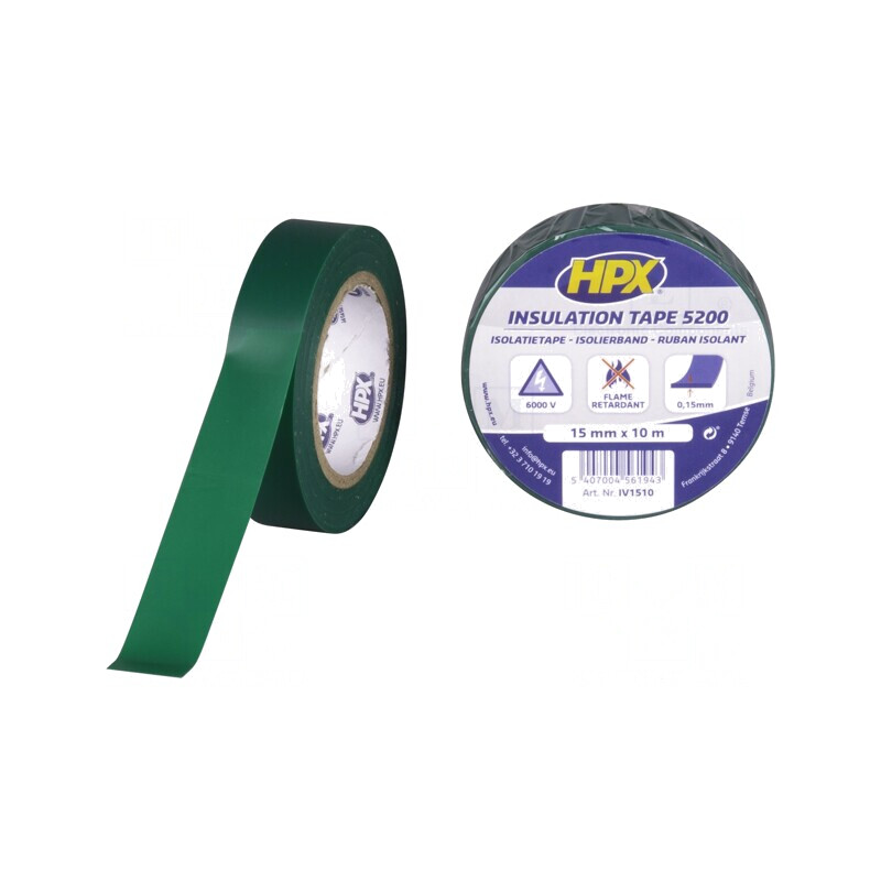 Bandă Electroizolantă Verde 15mm x 10m | Electronic-mag.ro | Componente Electronice Bandă Electroizolantă Verde 15mm x 10m | Electronic-mag.ro | Componente Electronice