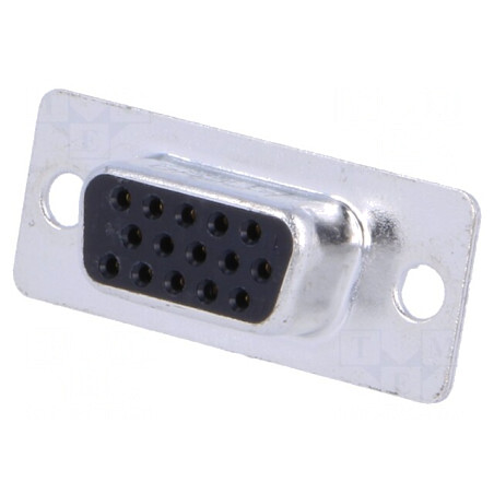 Mufă D-Sub HD 15-Pin Mamă pe Cablu Lipire | Electronic-mag.ro | Componente Electronice