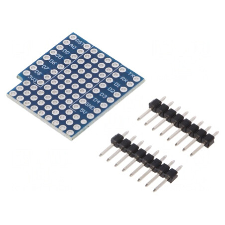 Adaptor D1 Mini Placă Prototip | Electronic-mag.ro | Componente Electronice