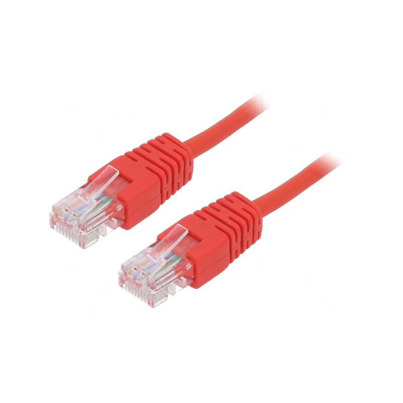 Patch cord UTP Cat5e 2m Roșu | Electronic-mag.ro | Componente Electronice