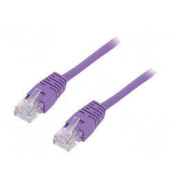 Patch cord UTP Cat5e violet 2m | Electronic-mag.ro | Componente Electronice
