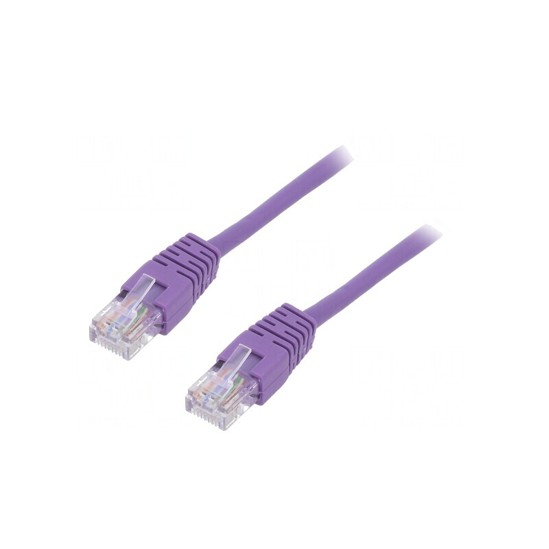 Patch cord UTP Cat5e violet 2m | Electronic-mag.ro | Componente Electronice