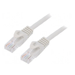 Patch Cord UTP Cat6 Gri 1m | Electronic-mag.ro | Componente Electronice