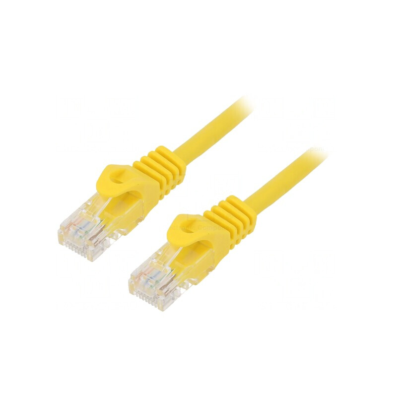 Patch cord U/UTP Cat6 PVC Galben 1m Cablexpert | Electronic-mag.ro | Componente Electronice Patch cord U/UTP Cat6 PVC Galben 1m Cablexpert | Electronic-mag.ro | Componente Electronice