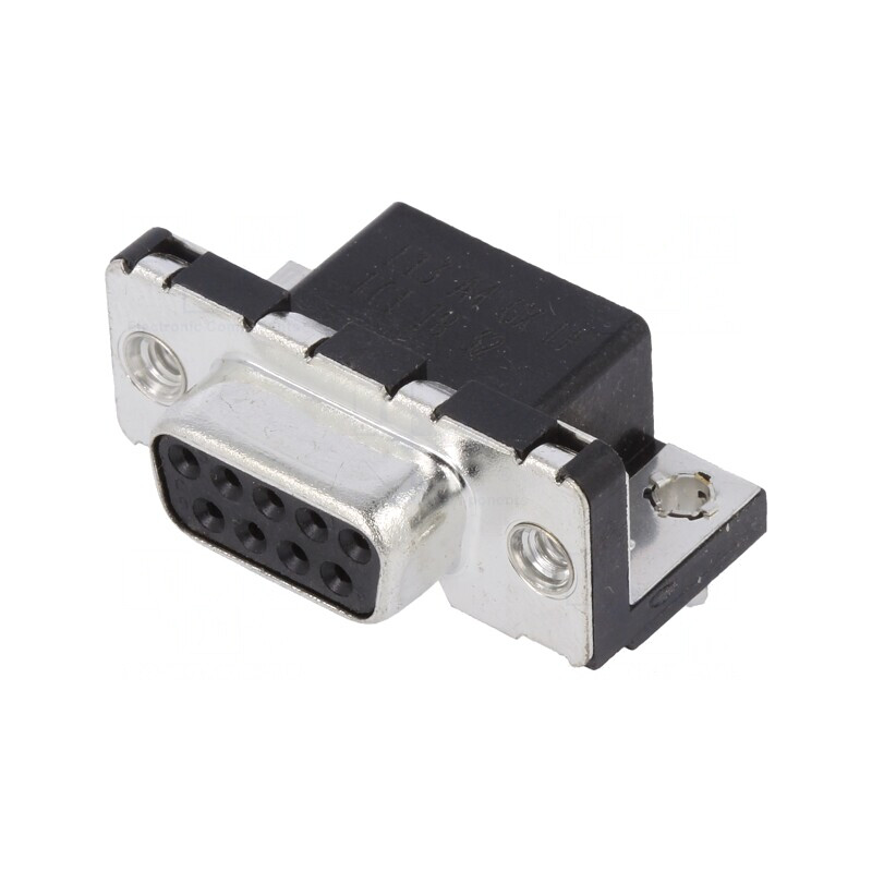 Conector D-Sub 9-Pin Soclu Mamă PCB 90° | Electronic-mag.ro | Componente Electronice