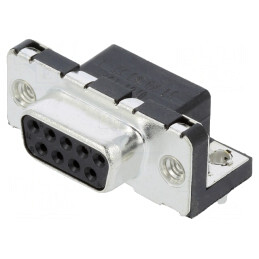 Conector D-Sub 9-Pini Mamă PCB 90° | Electronic-mag.ro | Componente Electronice