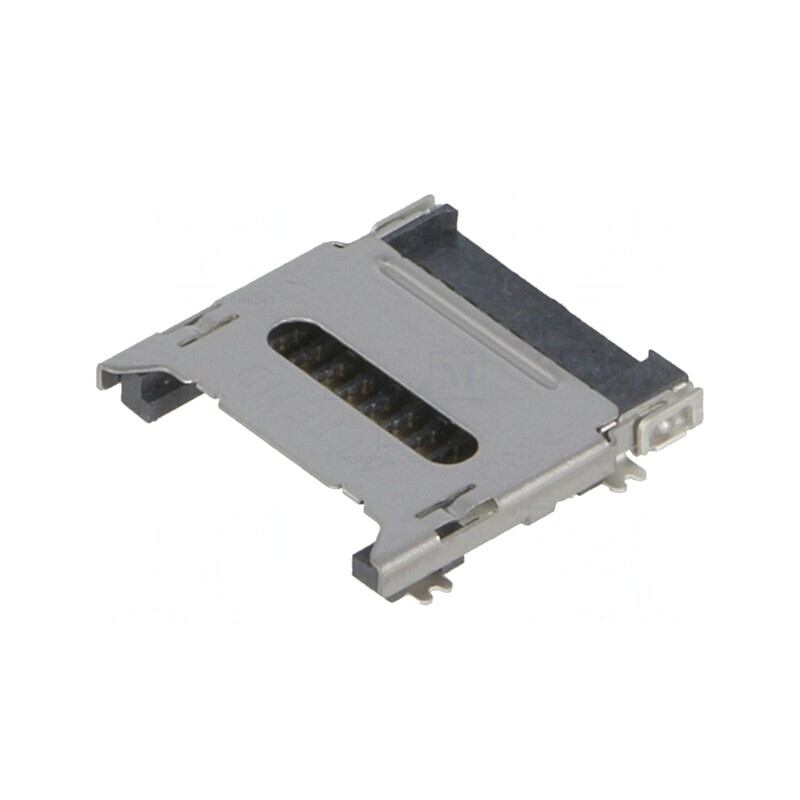 Conector pentru carduri microSD auriu SMT | Electronic-mag.ro | Componente Electronice