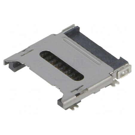 Conector pentru carduri microSD auriu SMT | Electronic-mag.ro | Componente Electronice