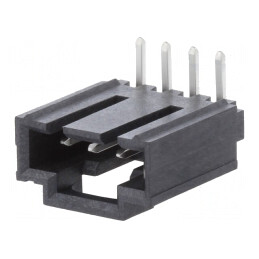 Soclu cablu-placă tată 2.54mm 4 pini THT cositorit | Electronic-mag.ro | Componente Electronice