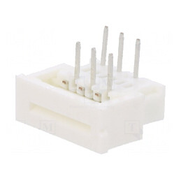 Conector FFC/FPC 90° 6P ZIF