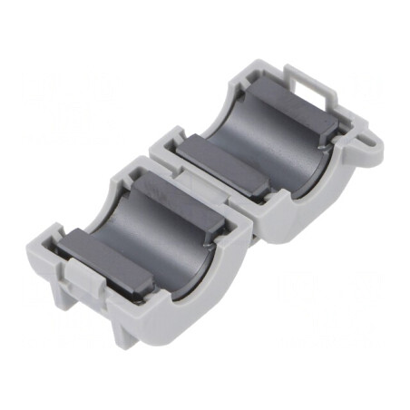 Ferită pentru cablu rotund, 21mm x 17mm x 9mm x 20mm | Electronic-mag.ro | Componente Electronice