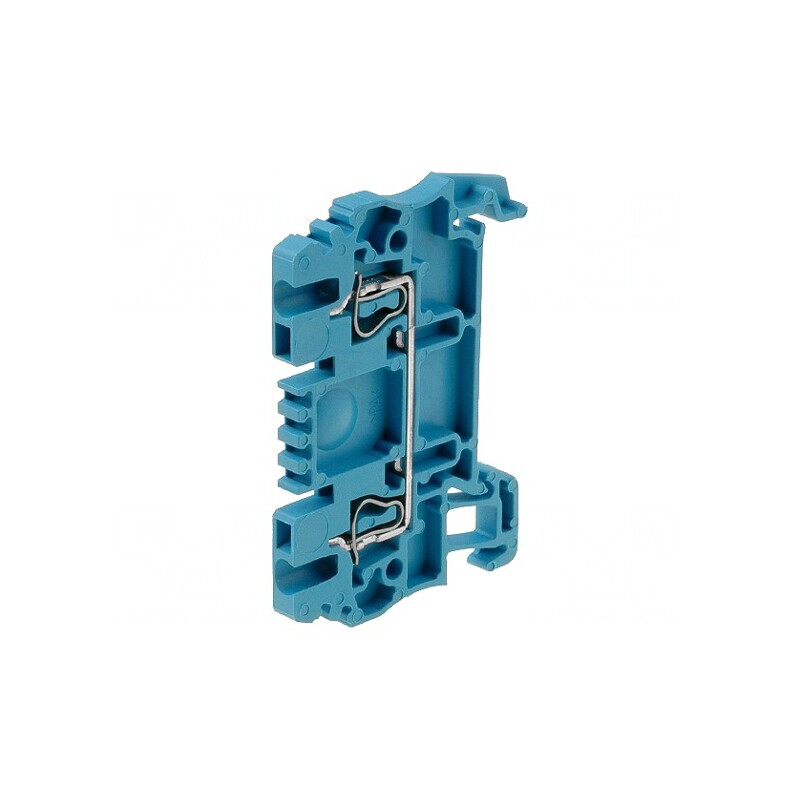 Conector de Șine 1,5mm2 Piste 1 Bornă 2 Albastru Wemid | Electronic-mag.ro | Componente Electronice