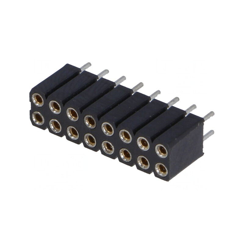 Soclu pini mamă 16 contacte 2,54mm | Electronic-mag.ro | Componente Electronice