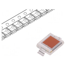 Fotodiodă IR PIN; SMD; 400÷900nm; 60°; 0,1nA; plat