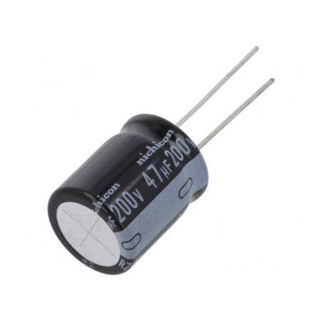 Condensator electrolitic THT 47uF 200V 16x20mm | Electronic-mag.ro | Componente Electronice