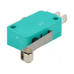 Microîntrerupător SNAP ACTION 10A 250VAC cu manetă și rolă | Electronic-mag.ro | Componente Electronice