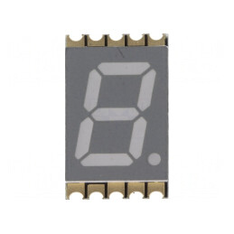 Afișaj LED 7 Segmente 10mm Albastru | Electronic-mag.ro | Componente Electronice