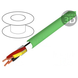 Cablu transmisie date EiB/KNX 2x2x0,8mm Cu PVC | Electronic-mag.ro | Componente Electronice