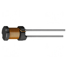 Inductor THT 10uH 1,685A 0,09Ω ±10% Ø7,5x5,2mm 10kHz