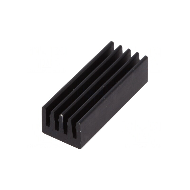 Radiator Aluminiu Negru 21x8x6mm 33K/W | Electronic-mag.ro | Componente Electronice