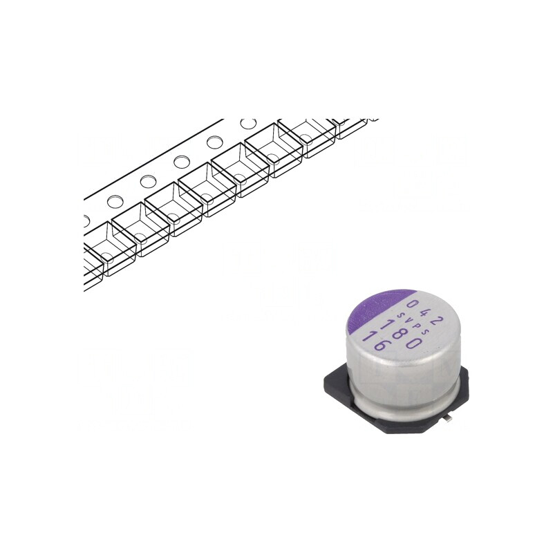 Condensator Polimeric 180uF 16V SMD | Electronic-mag.ro | Componente Electronice