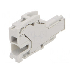 Bornă Gri cu Arc 0,5-4mm2 1P 6mm | Electronic-mag.ro | Componente Electronice