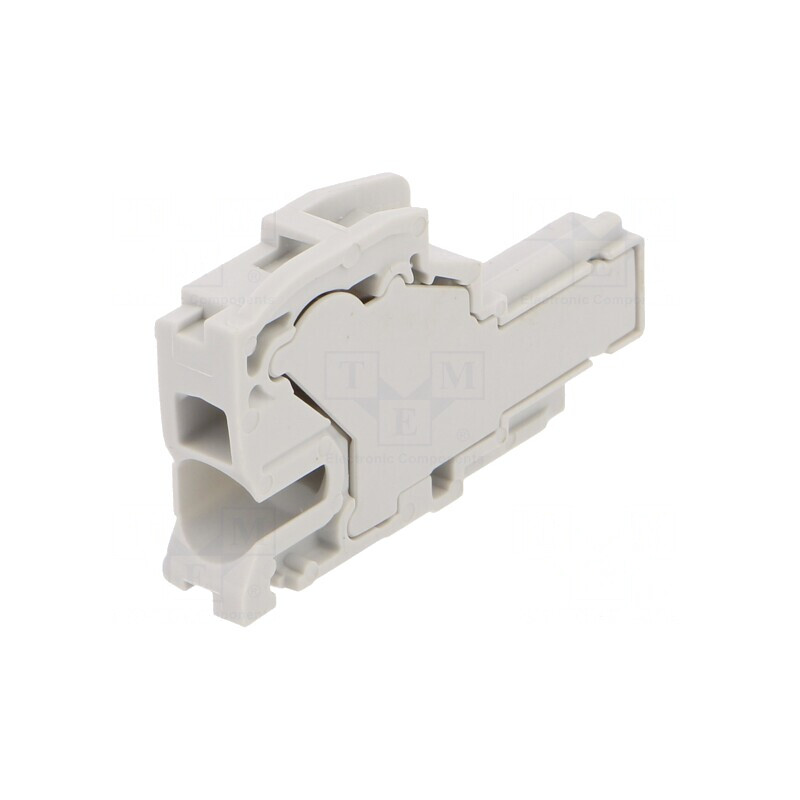 Bornă Gri cu Arc 0,5-4mm2 1P 6mm | Electronic-mag.ro | Componente Electronice