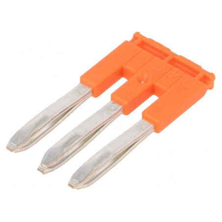 Punte cu șuruburi, 3 piste, portocalie, 5,2mm, 600V | Electronic-mag.ro | Componente Electronice