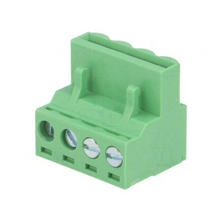 Regletă Conexiuni Deconectabilă 5mm 4 Piste Drept Mufă | Electronic-mag.ro | Componente Electronice