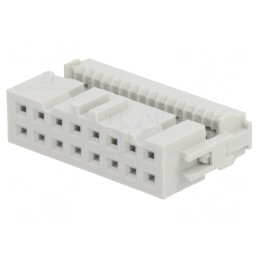 Mufă IDC Mamă 16 PIN Aurit 1,27mm | Electronic-mag.ro | Componente Electronice