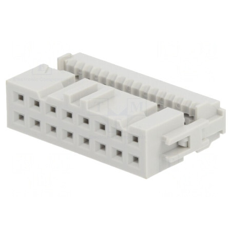 Mufă IDC Mamă 16 PIN Aurit 1,27mm | Electronic-mag.ro | Componente Electronice