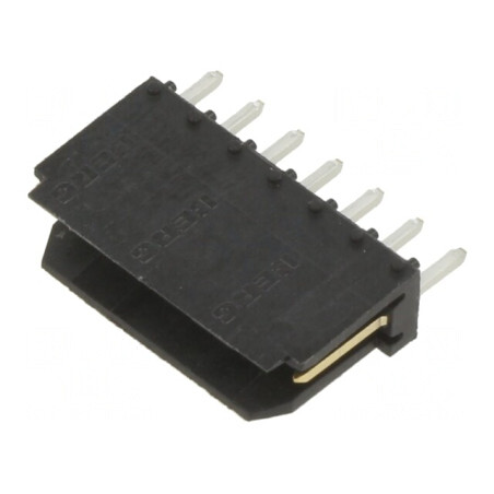 Soclu cablu-placă tată 7 pini 2,54mm THT aurit FCI | Electronic-mag.ro | Componente Electronice
