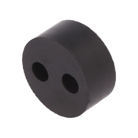 Insert Presetupă 5mm M25 IP54 Cauciuc NBR 2 Orificii | Electronic-mag.ro | Componente Electronice
