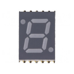 Afișaj LED 7 Segmente 7mm Verde SMD | Electronic-mag.ro | Componente Electronice