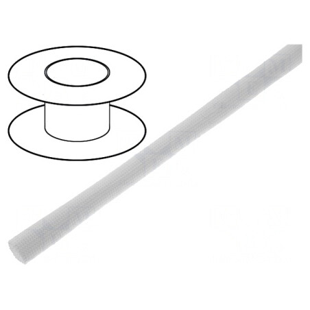 Manşon electroizolant fibră de sticlă 6mm -40÷180°C | Electronic-mag.ro | Componente Electronice