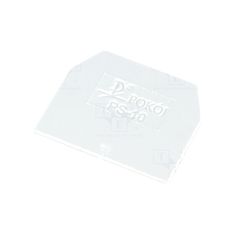 Placă extremitate gri poliamidă 1mm -25÷100°C | Electronic-mag.ro | Componente Electronice