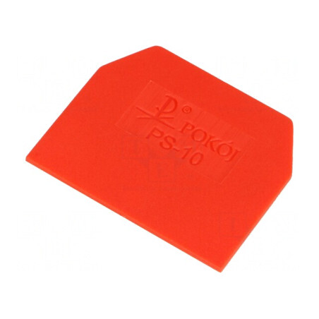 Placă extremitate roşie poliamidă 1mm | Electronic-mag.ro | Componente Electronice