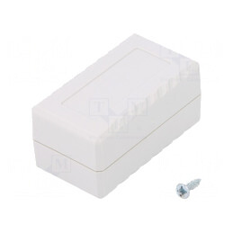 Carcasa universală ABS gri deschis 31x56x27 mm | Electronic-mag.ro | Componente Electronice