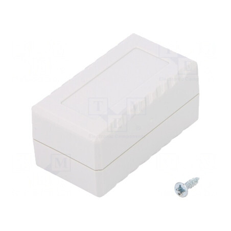 Carcasa universală ABS gri deschis 31x56x27 mm | Electronic-mag.ro | Componente Electronice