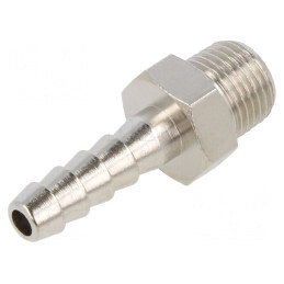 Racord push-in ştuţ alamă nichelată 1/8 6mm | Electronic-mag.ro | Componente Electronice