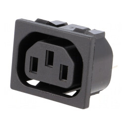 Conector Alimentare AC Soclu Mamă 10A 250V | Electronic-mag.ro | Componente Electronice