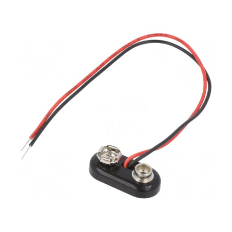 Conector Baterie 6F22 cu Cabluri 150mm | Electronic-mag.ro | Componente Electronice