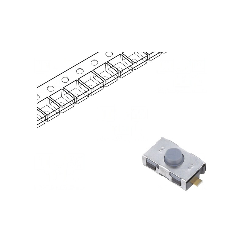 Microîntrerupător TACT SPST-NC 0,01A 32VDC SMT IP40 | Electronic-mag.ro | Componente Electronice Microîntrerupător TACT SPST-NC 0,01A 32VDC SMT IP40 | Electronic-mag.ro | Componente Electronice