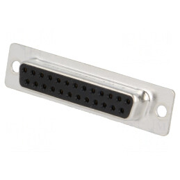 D-Sub 25-Pin Mufă Mamă pentru Lipire | Electronic-mag.ro | Componente Electronice